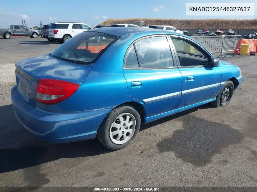 KNADC125446327637 2004 Kia Rio