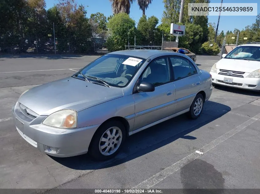 2004 Kia Rio VIN: KNADC125546339859 Lot: 40483198