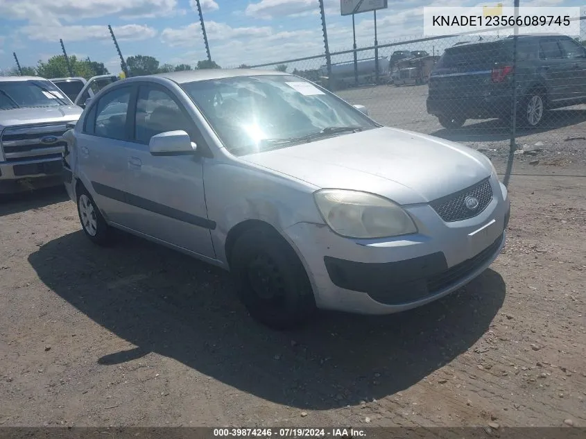 KNADE123566089745 2006 Kia Rio Lx