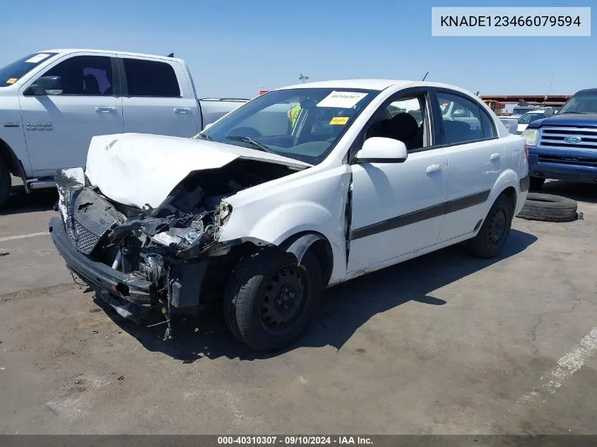 KNADE123466079594 2006 Kia Rio