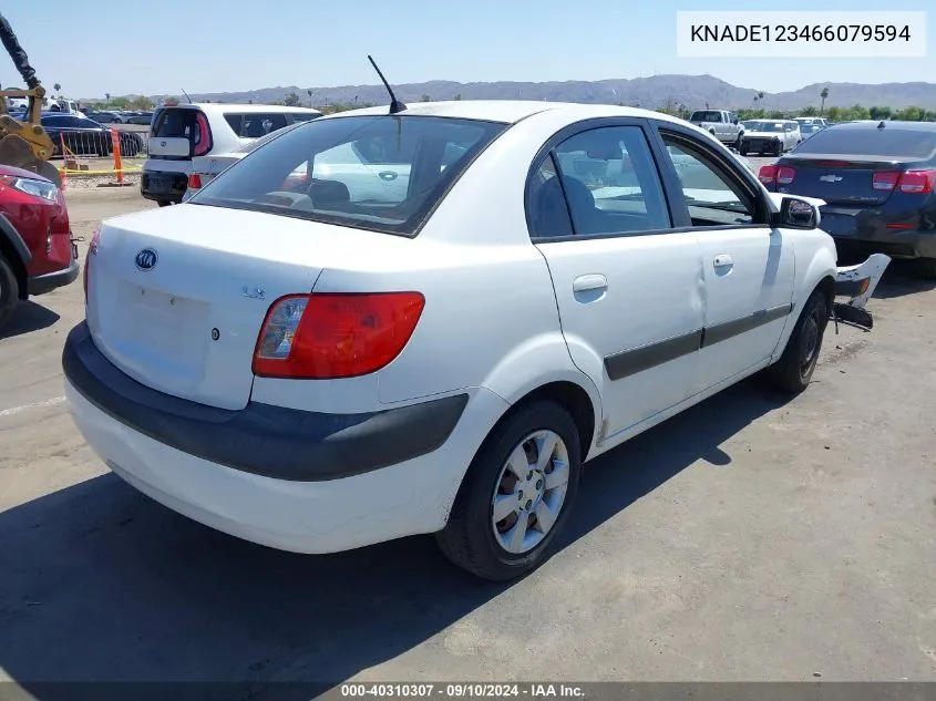 KNADE123466079594 2006 Kia Rio