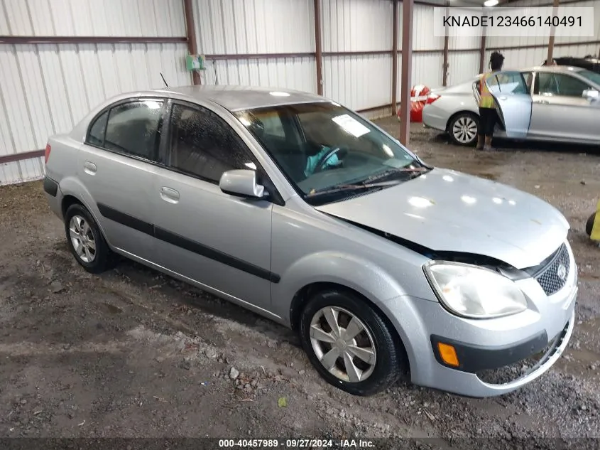 KNADE123466140491 2006 Kia Rio Lx