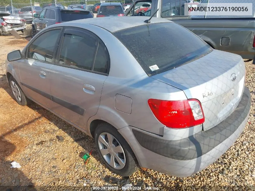 KNADE123376190056 2007 Kia Rio Lx