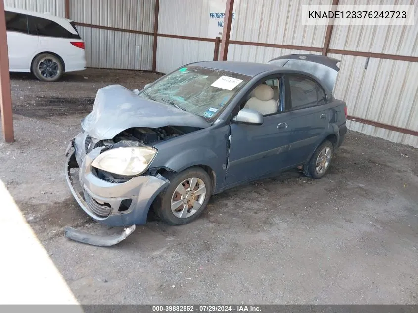 KNADE123376242723 2007 Kia Rio Lx