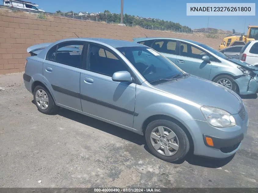 KNADE123276261800 2007 Kia Rio Lx