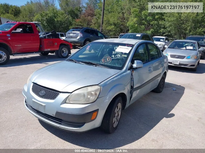 KNADE123176197197 2007 Kia Rio Lx/Sx