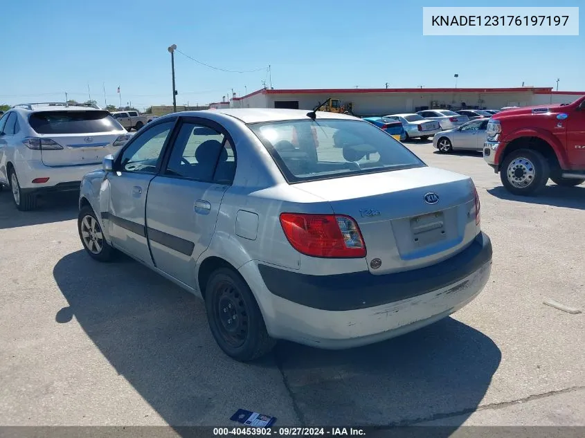 KNADE123176197197 2007 Kia Rio Lx/Sx