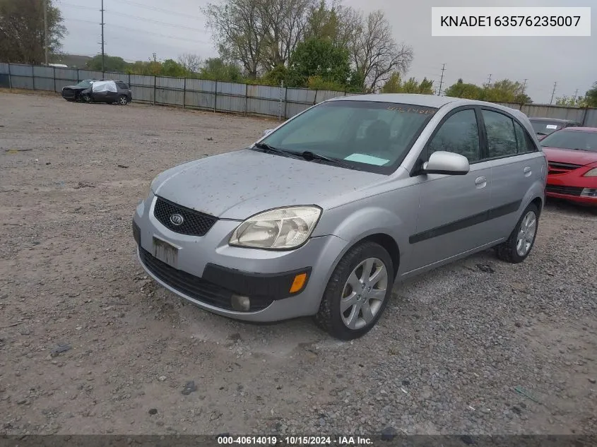 2007 Kia Rio5 Sx VIN: KNADE163576235007 Lot: 40614019