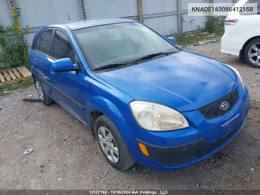 KNADE163086412158 2008 Kia Rio 5 Sx