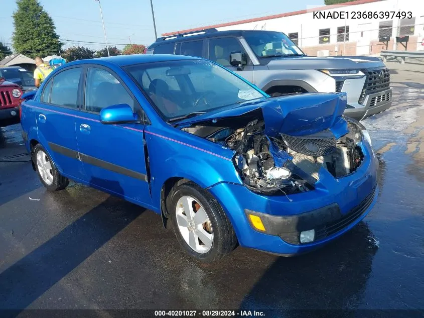 KNADE123686397493 2008 Kia Rio Sx