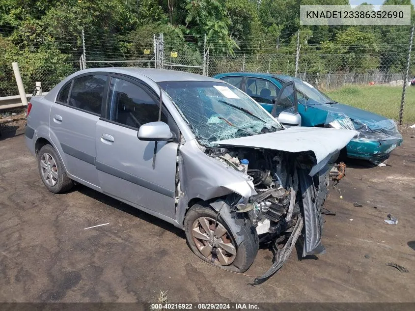 KNADE123386352690 2008 Kia Rio Lx