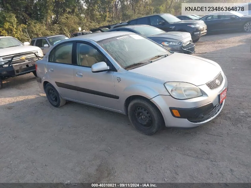 KNADE123486364878 2008 Kia Rio Lx/Sx