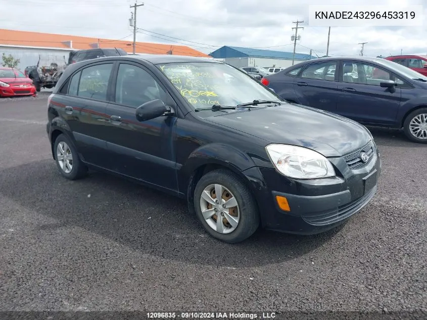 2009 Kia Rio VIN: KNADE243296453319 Lot: 12096835