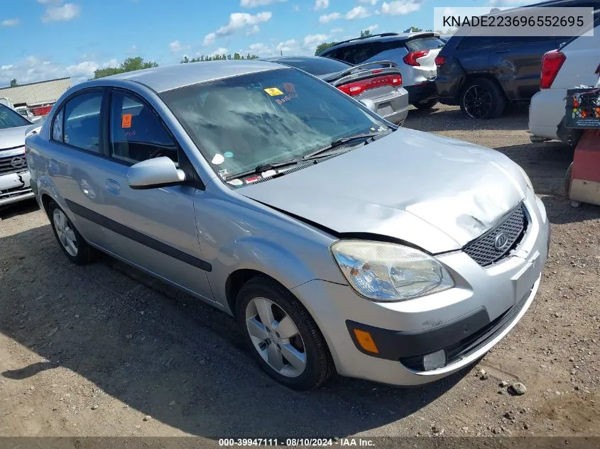 2009 Kia Rio Sx VIN: KNADE223696552695 Lot: 39947111