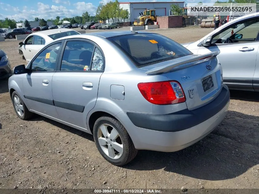 2009 Kia Rio Sx VIN: KNADE223696552695 Lot: 39947111