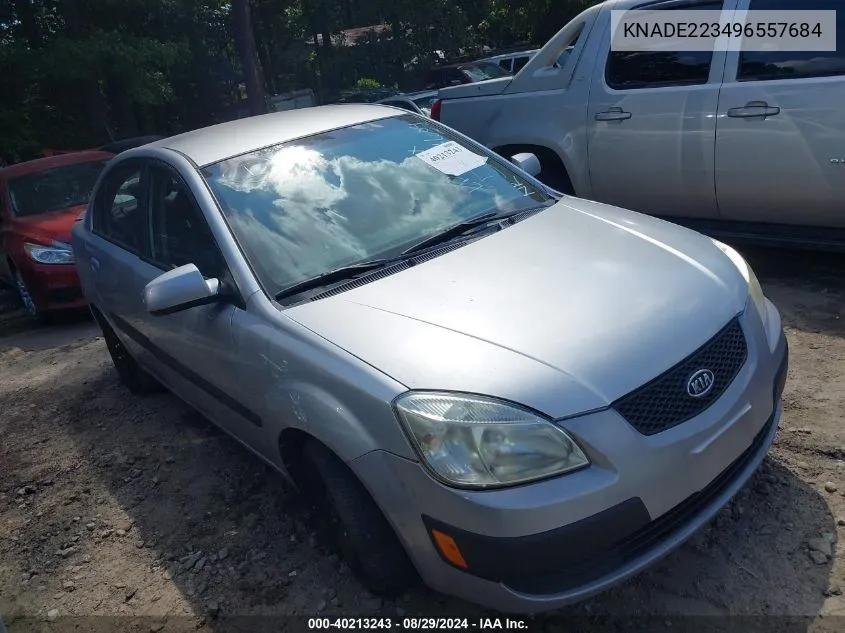 2009 Kia Rio Lx VIN: KNADE223496557684 Lot: 40213243