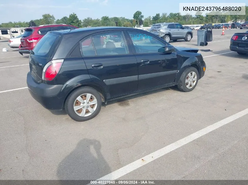 KNADE243796488020 2009 Kia Rio5 Lx