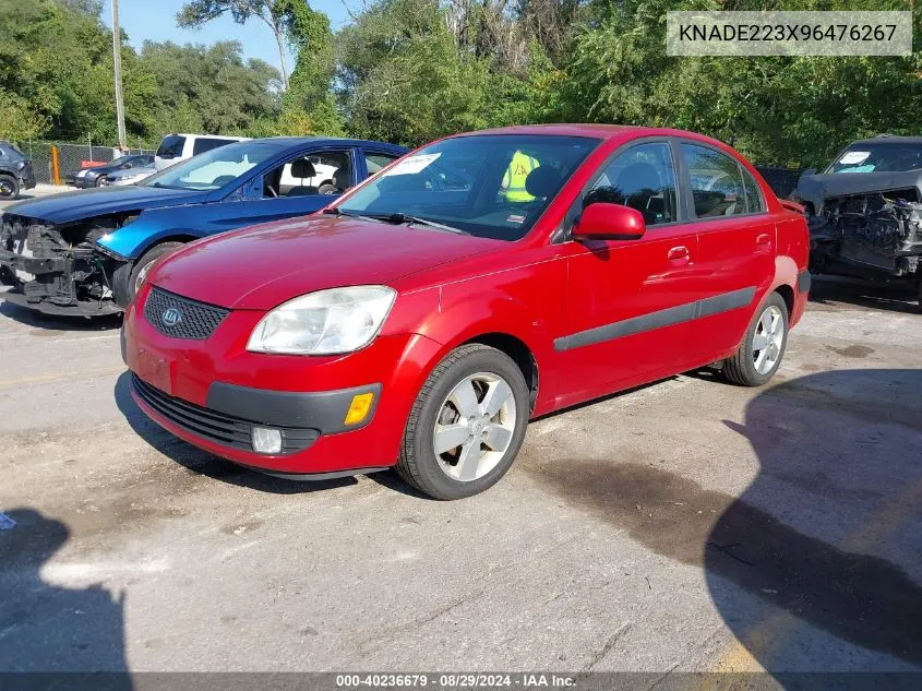 2009 Kia Rio Sx VIN: KNADE223X96476267 Lot: 40236679