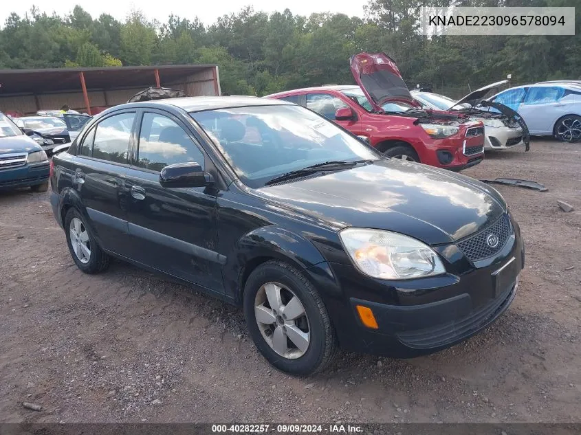 KNADE223096578094 2009 Kia Rio Sx