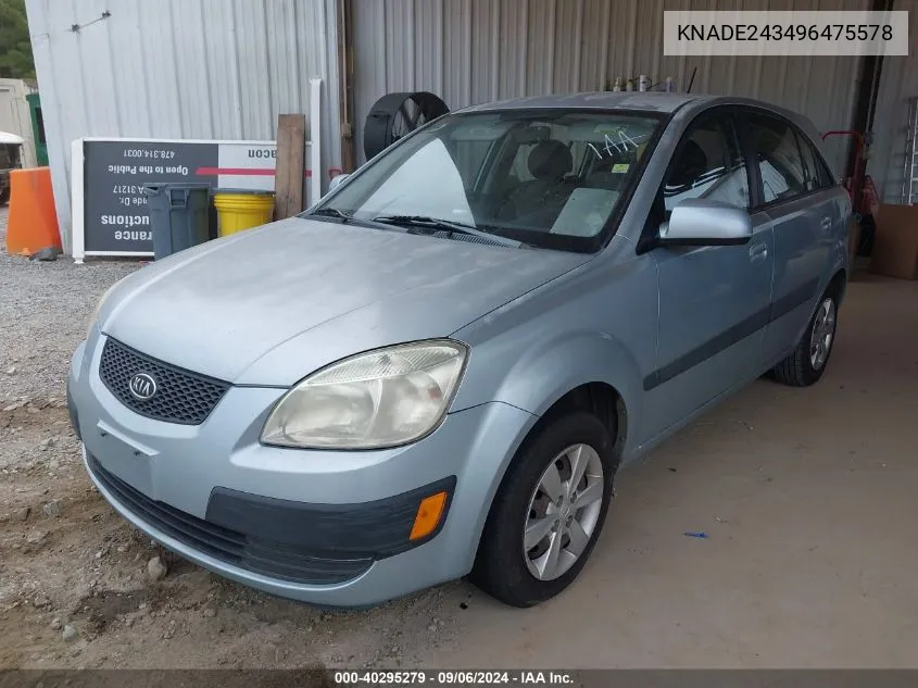 KNADE243496475578 2009 Kia Rio5 Lx