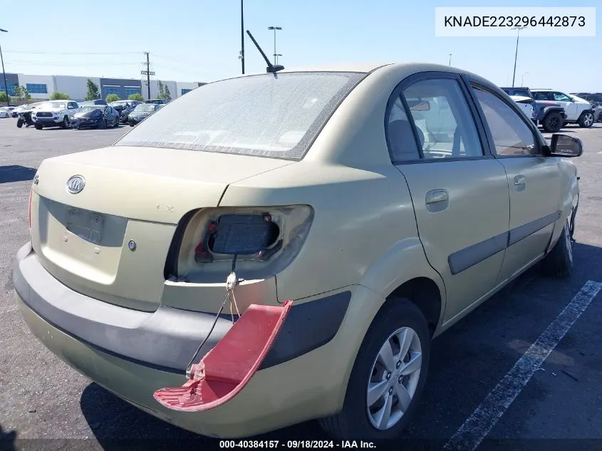 KNADE223296442873 2009 Kia Rio Lx