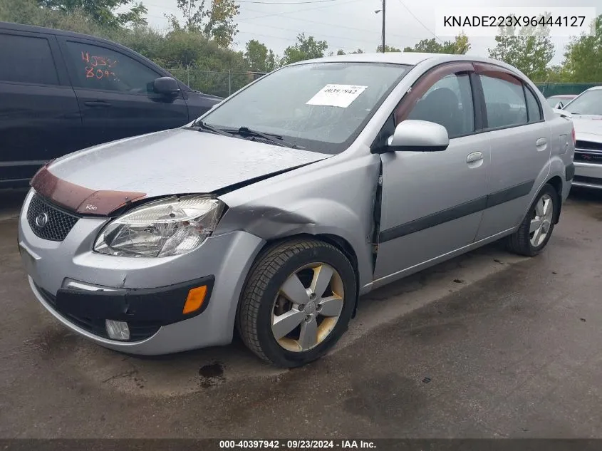 2009 Kia Rio Sx VIN: KNADE223X96444127 Lot: 40397942