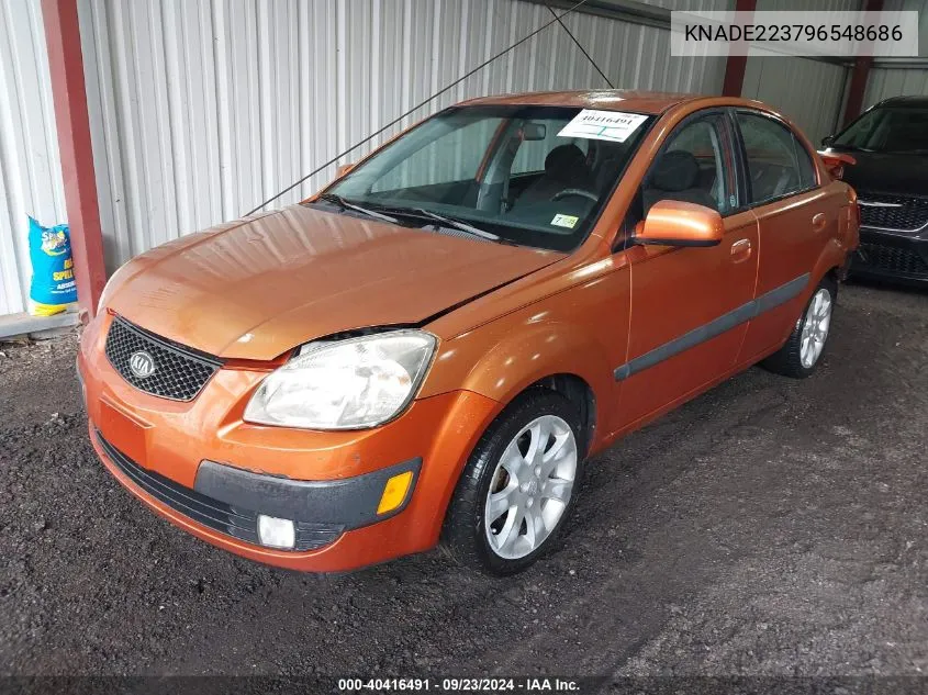 KNADE223796548686 2009 Kia Rio Sx