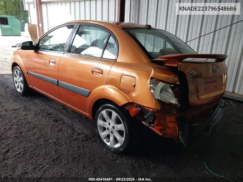 KNADE223796548686 2009 Kia Rio Sx