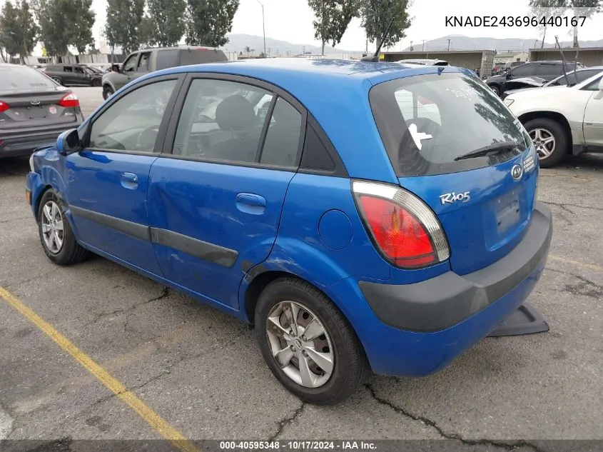 KNADE243696440167 2009 Kia Rio5 Lx