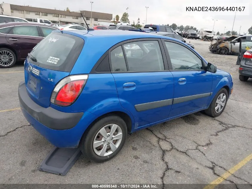 KNADE243696440167 2009 Kia Rio5 Lx