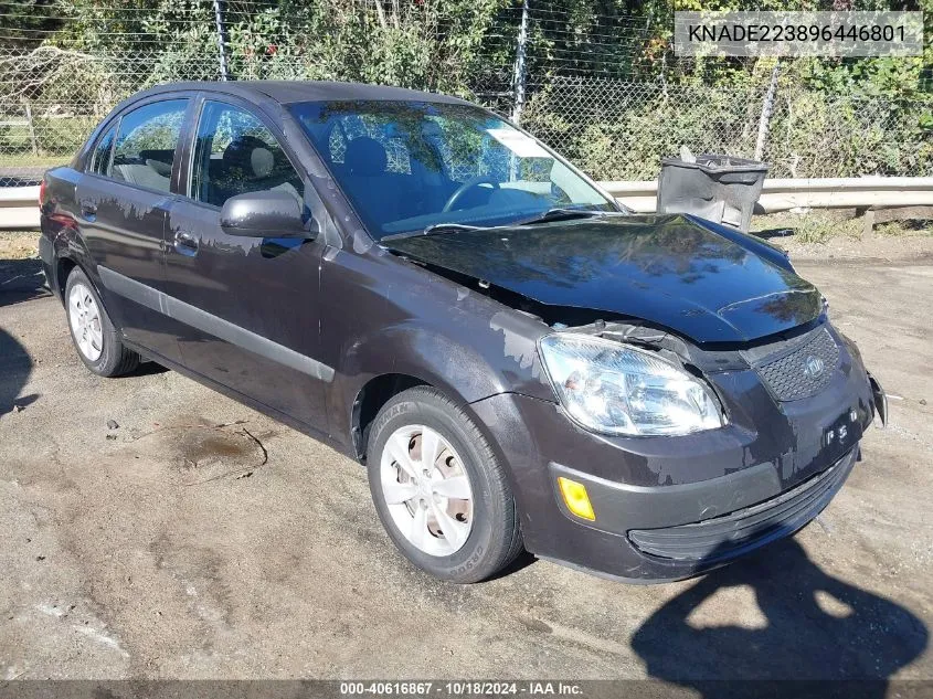 KNADE223896446801 2009 Kia Rio Lx