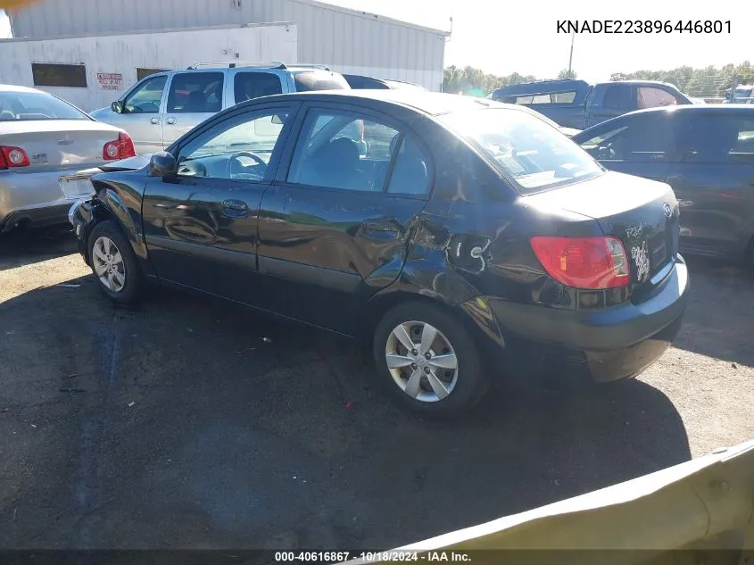 KNADE223896446801 2009 Kia Rio Lx