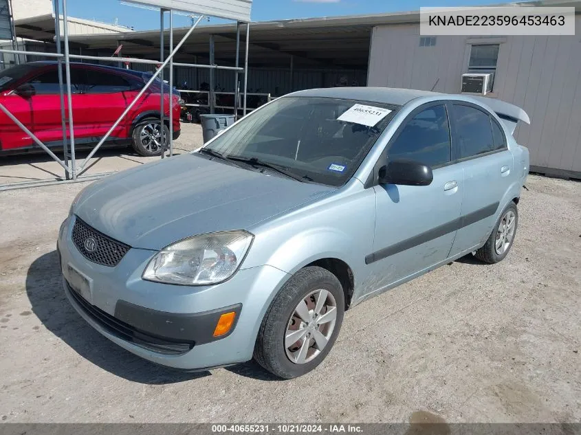 2009 Kia Rio Lx VIN: KNADE223596453463 Lot: 40655231