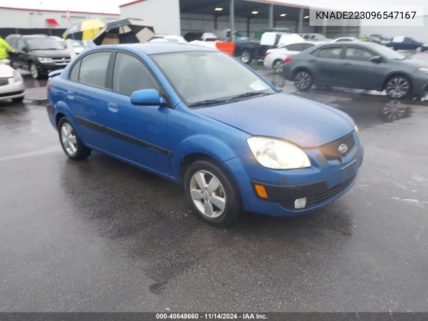 KNADE223096547167 2009 Kia Rio Sx