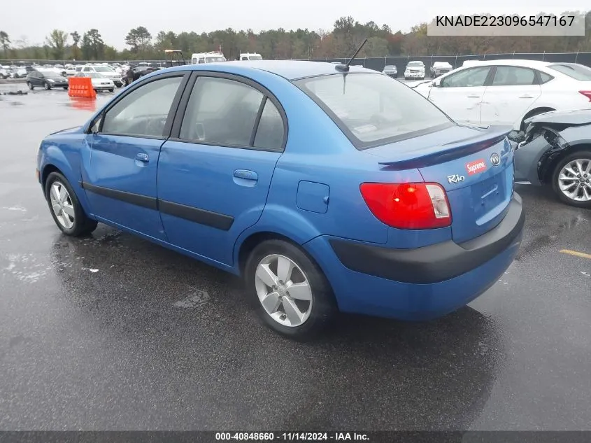 KNADE223096547167 2009 Kia Rio Sx