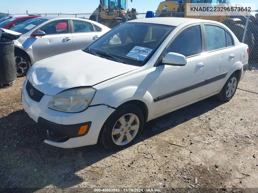 2009 Kia Rio Lx VIN: KNADE223296573642 Lot: 40883993