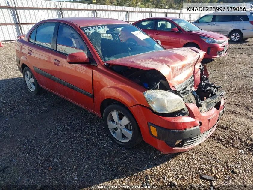 2009 Kia Rio Sx VIN: KNADE223996539066 Lot: 40887324