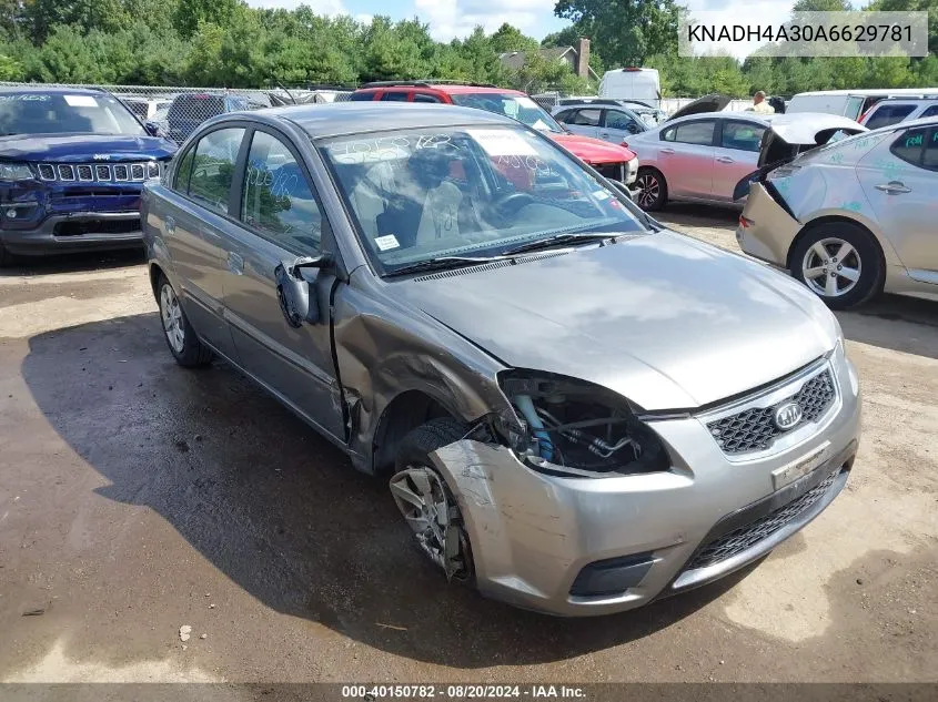 KNADH4A30A6629781 2010 Kia Rio Lx