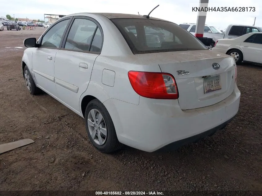 2010 Kia Rio Lx VIN: KNADH4A35A6628173 Lot: 40185682