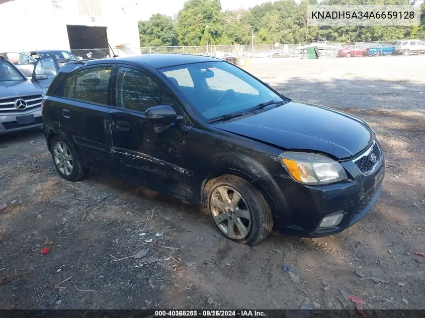 2010 Kia Rio5 Sx VIN: KNADH5A34A6659128 Lot: 40368253