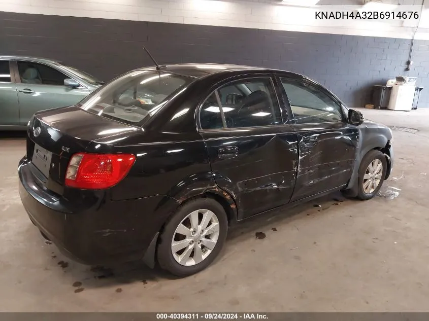 KNADH4A32B6914676 2011 Kia Rio Lx