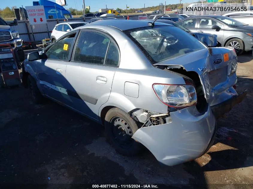 2011 Kia Rio Lx VIN: KNADH4A37B6954655 Lot: 40877482