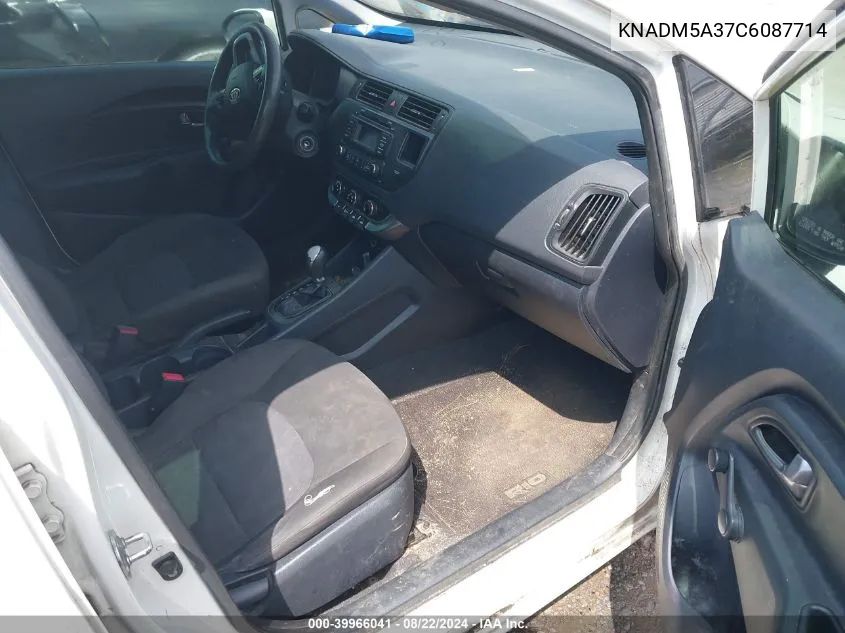 KNADM5A37C6087714 2012 Kia Rio5 Lx