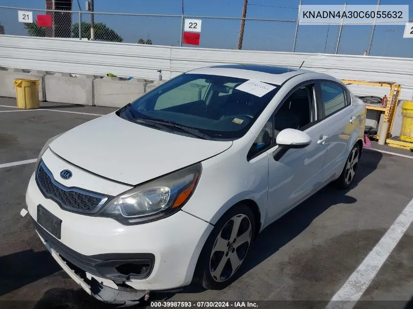 2012 Kia Rio Sx VIN: KNADN4A30C6055632 Lot: 39987593