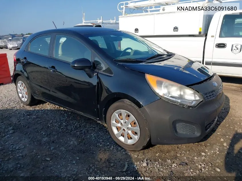 KNADM5A33C6091680 2012 Kia Rio5 Lx