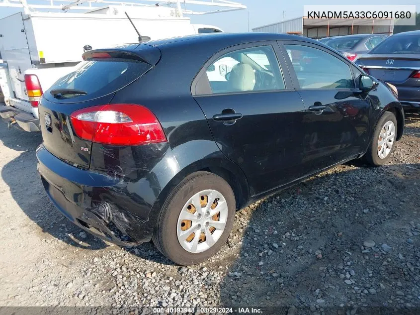 KNADM5A33C6091680 2012 Kia Rio5 Lx