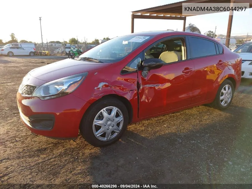 KNADM4A38C6044297 2012 Kia Rio Lx