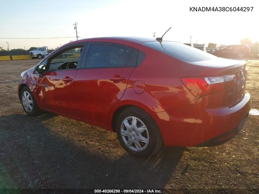 KNADM4A38C6044297 2012 Kia Rio Lx