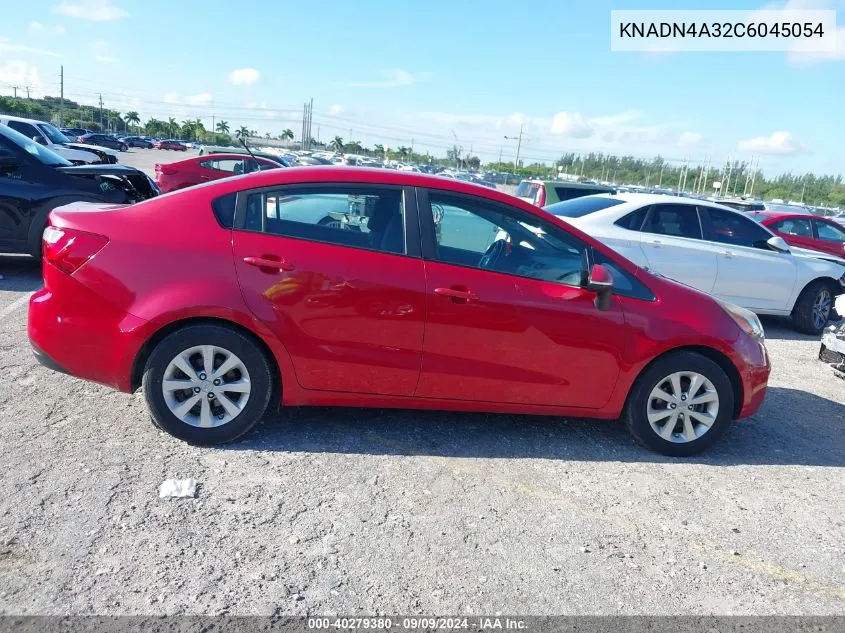 2012 Kia Rio Ex VIN: KNADN4A32C6045054 Lot: 40279380