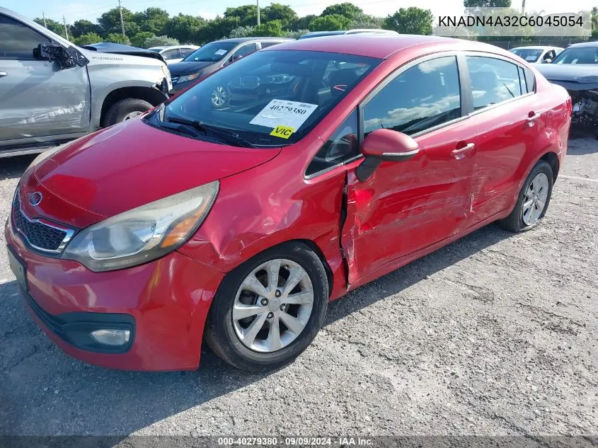 KNADN4A32C6045054 2012 Kia Rio Ex